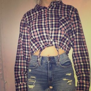 Cropped flannel